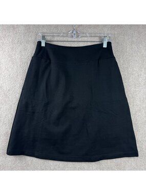 Betabrand A-Line Ponte Skirt Skort Black XS S Pockets Athleisure Work Wear Golf